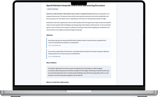 Desktop newsletter preview