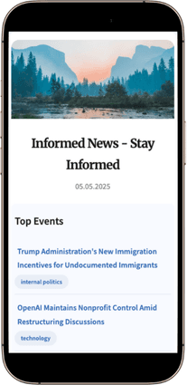 Mobile newsletter preview